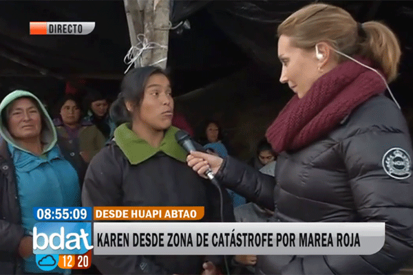 Tras cr&iacute;ticas, Karen Doggenweiler niega censura a habitante de la isla Huapi Abtao