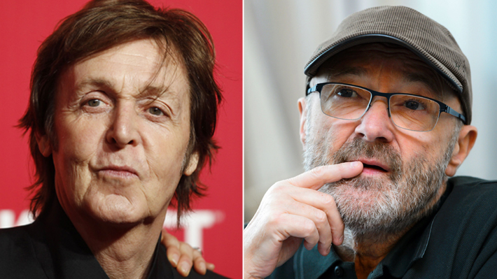Pelea de grandes: Phil Collins explica rencilla con Paul McCartney