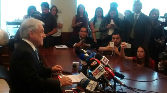 Piñera insiste en que no tiene vínculos con pesquera peruana: 