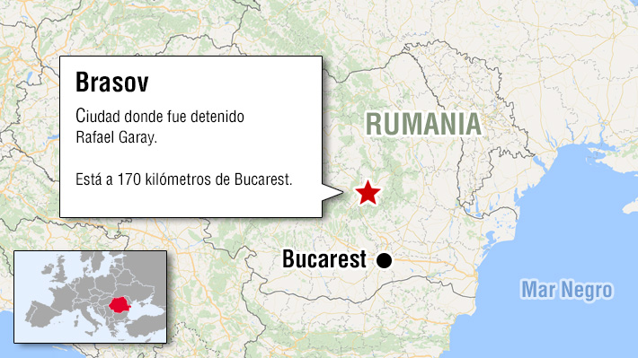 Policía rumana confirma detención de Garay en Brasov: Mañana será presentado ante tribunal