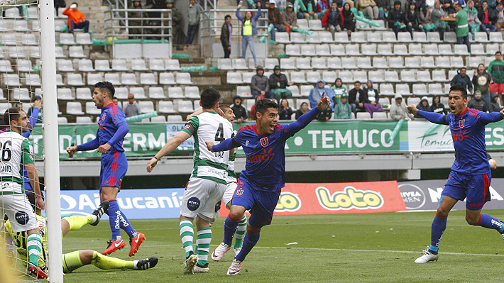 La U golea a Temuco, despeja los fantasmas y sigue soñando con ir a la Sudamericana