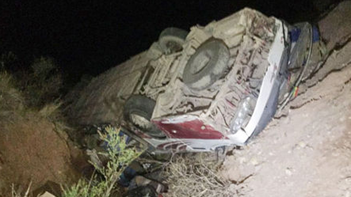Al menos 11 fallecidos deja accidente de bus que salió desde Iquique hacia Bolivia