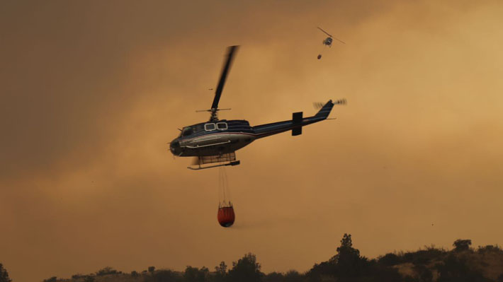 Presidenta anuncia que se declara estado de cat&aacute;strofe en zonas afectadas por incendios forestales