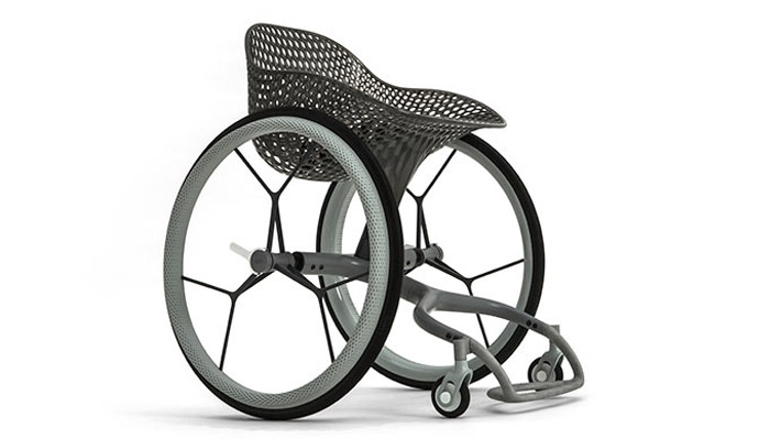 Avances en impresión 3D permiten que las sillas de ruedas se adapten a sus usuarios