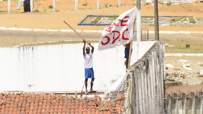 Confirman mot&iacute;n y posterior fuga de 56 reos en c&aacute;rcel de Natal en Brasil