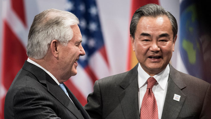 Secretario de Estado de EE.UU. se reúne por primera vez con su homólogo chino en la era Trump