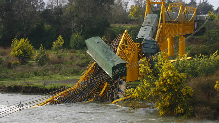 Tribunal admite demanda por da&ntilde;o ambiental producido por ca&iacute;da de vagones al r&iacute;o Tolt&eacute;n