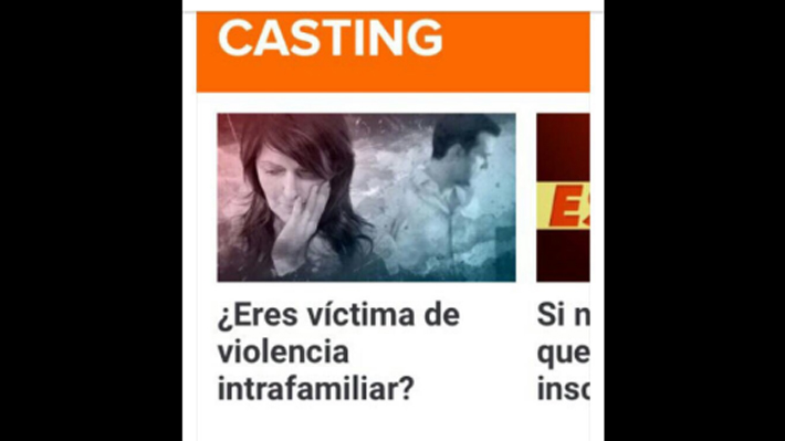Canal 13 baja llamado a casting para buscar víctimas de violencia intrafamiliar