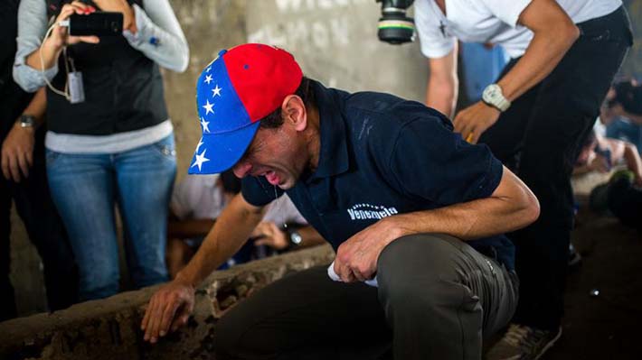 Henrique Capriles responsabilizó a Nicolás Maduro por muerte de joven durante marcha