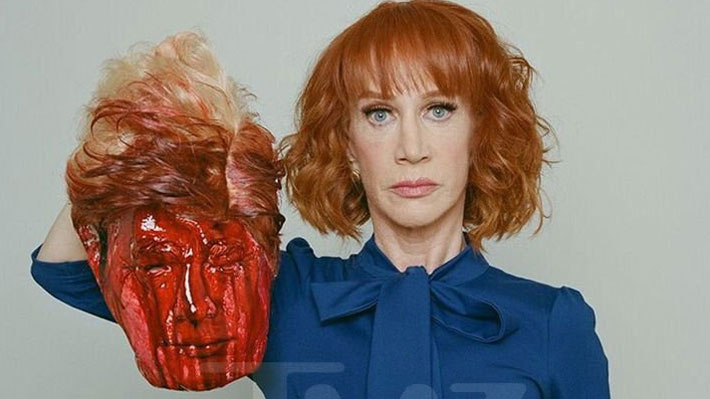 Kathy Griffin se disculpa por polémica imagen de Donald Trump 
