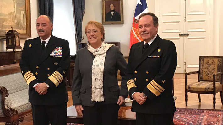 Bachelet designa a Julio Leiva Molina como nuevo comandante en jefe de la Armada