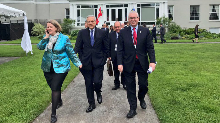 Canciller y visita de Estado de Bachelet a Canad&aacute;: 