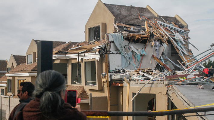 Muere el adulto mayor afectado por la explosión en condominio en Quilpué
