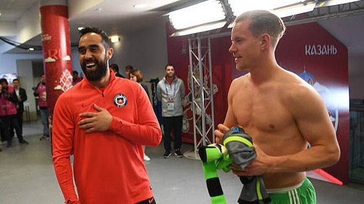 El divertido di&aacute;logo de Bravo con Ter Stegen y c&oacute;mo y para qu&eacute; Herrera le pidi&oacute; intercambiar camiseta al alem&aacute;n