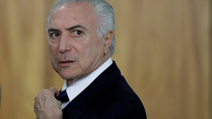Temer tiene "casi absoluta certeza" que Congreso parar&aacute; denuncia en su contra