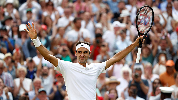 Roger Federer derrot&oacute; a Grigor Dimitrov y sigue en carrera por conseguir su octavo t&iacute;tulo en Wimbledon