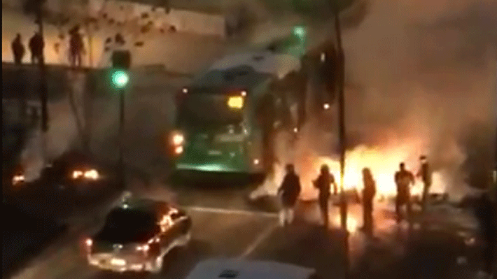 Registran barricadas y cortes de tránsito en conmemoración de primera marcha No+AFP en el centro de la capital