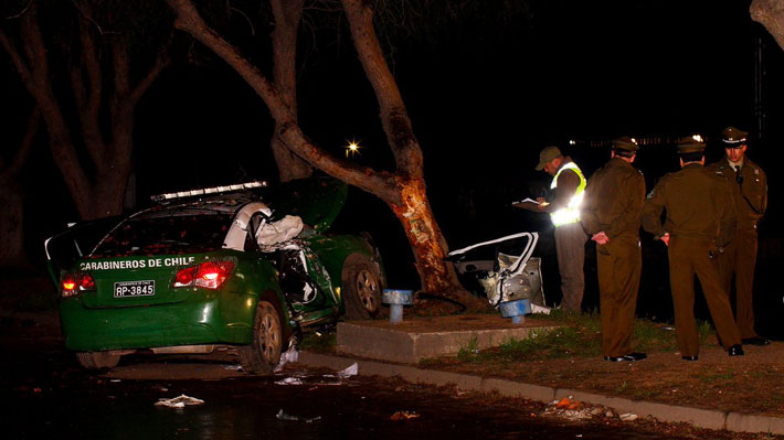 Persecuci&oacute;n y posterior accidente deja a un carabinero fallecido en Conchal&iacute;