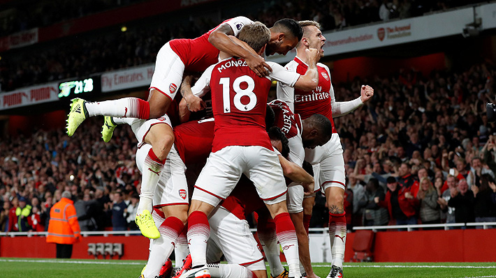 Sin Alexis, Arsenal lo da vuelta en tres minutos y gana un partidazo en su debut en la Premier