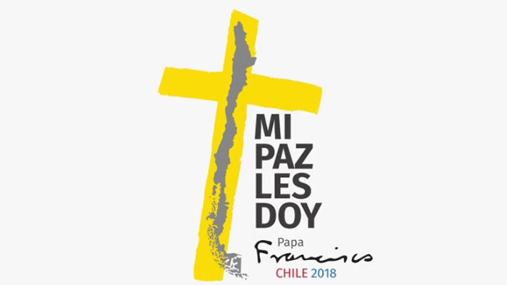"Mi paz les doy": Lanzan lema y logo que acompa&ntilde;ar&aacute; la visita del Papa Francisco a Chile
