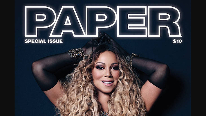 Mariah Carey posa en topless para portada de revista estadounidense