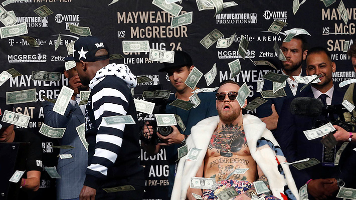 Las exorbitantes sumas de dinero que se embolsaron Mayweather y McGregor tras la "Pelea del siglo"