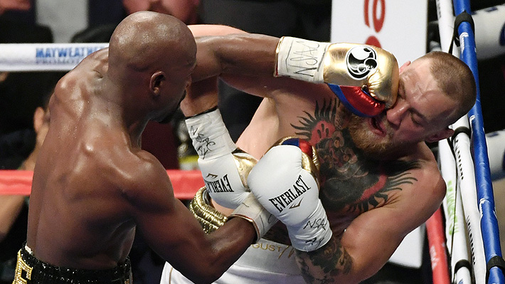 La impresionante estadística que grafica la paliza de Mayweather a McGregor