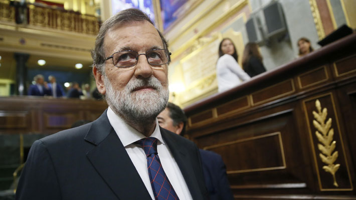 Mariano Rajoy comparece ante el Parlamento español por acusaciones de corrupción contra su partido