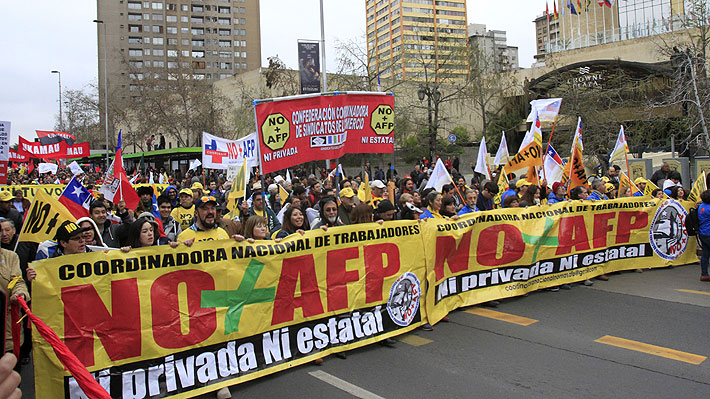 Nueva Marcha No+AFP logra adhesi&oacute;n en diversas ciudades y anuncian plebiscito a fin de mes