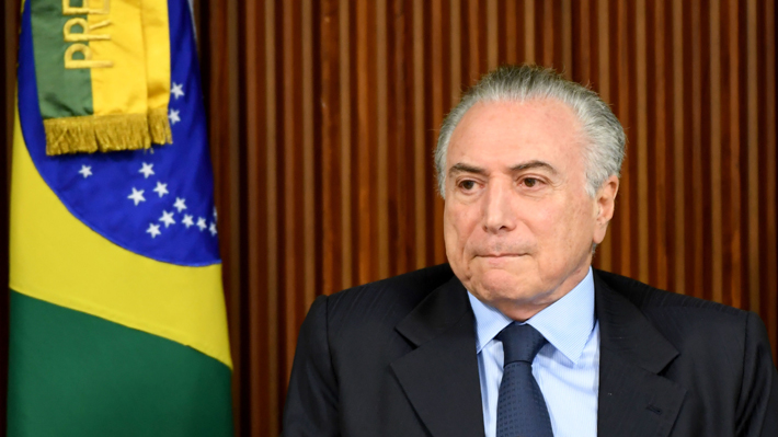 La fiscalía de Brasil denuncia a Temer por corrupción por segunda vez