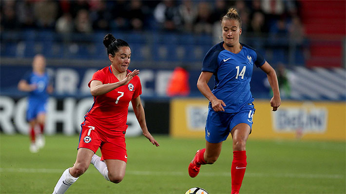 La "Roja" femenina cayó por la mínima ante Francia en un duelo amistoso preparatorio para la Copa América 2018