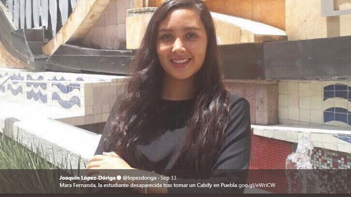 El caso que conmueve a México: Estudiante despareció luego de tomar un Cabify y fue hallada sin vida una semana después