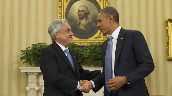 Piñera se reunirá hoy con ex Presidente Obama en inicio de su gira por Estados Unidos