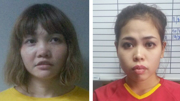 Jóvenes acusadas del asesinato del hermano de Kim Jong- un se declaran inocentes