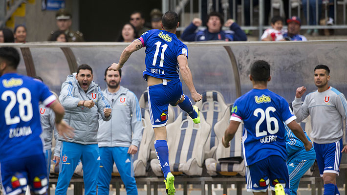 Con doblete de Ubilla, la U vuelve al triunfo despu&eacute;s de cuatro partidos y de paso evita que Antofagasta quede como &uacute;nico l&iacute;der