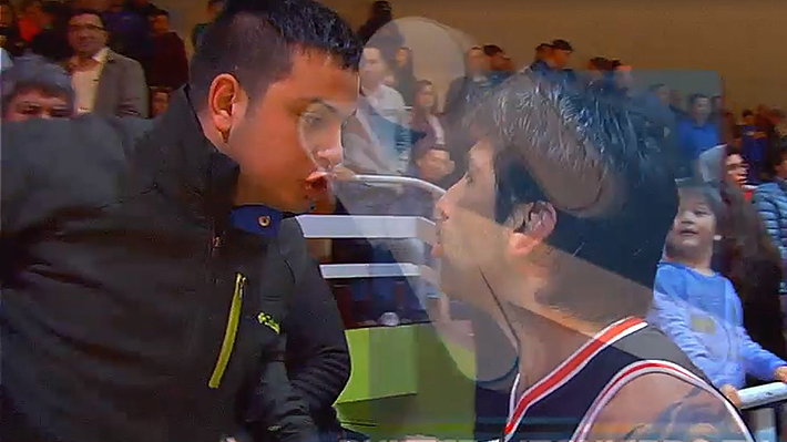 El video que muestra la feroz agresión de un jugador a un hincha en el básquetbol chileno