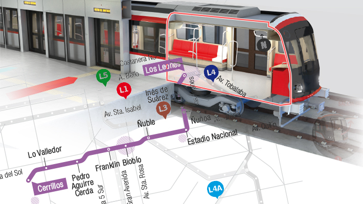 Trenes sin conductor y 15 km de recorrido: Lo que debes saber sobre la Línea 6 del Metro que se inaugura en noviembre