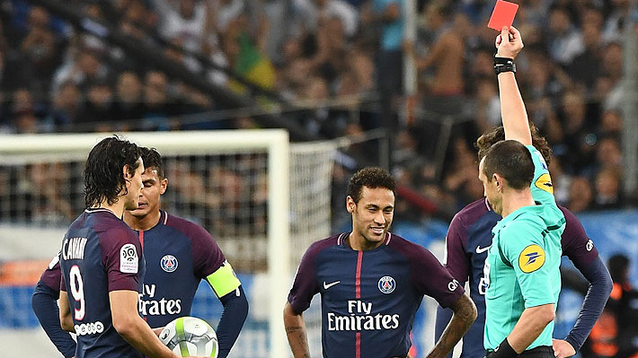 Hasta contra Colo Colo: En Francia destacan las pol&eacute;micas expulsiones de Neymar en su carrera