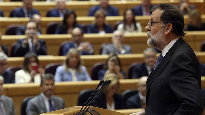 Rajoy asegura que intervención de Cataluña no pretende quitar libertades, sino proteger a los catalanes