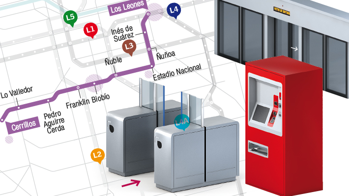 Cajeros automáticos y puertas en el andén: Cómo funciona la nueva Línea 6 del Metro