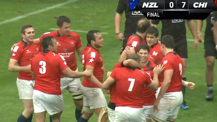 Revive el partido que significó la primera victoria de los "Cóndores" sobre los "All Blacks" en la historia del rugby chileno