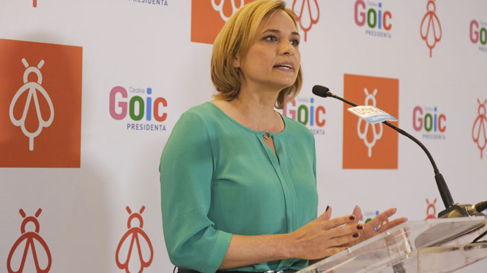 Los gestos y alusiones que ha recibido Carolina Goic en la recta final de la campa&ntilde;a