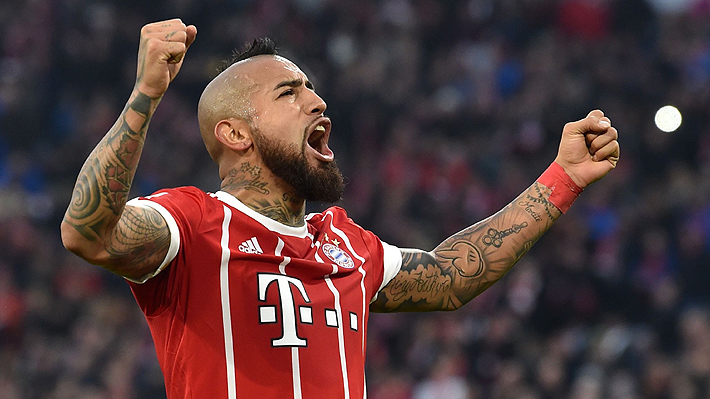 Arturo Vidal vuelve a lo grande y se luce con un notable gol y una habilitaci&oacute;n en victoria del Bayern