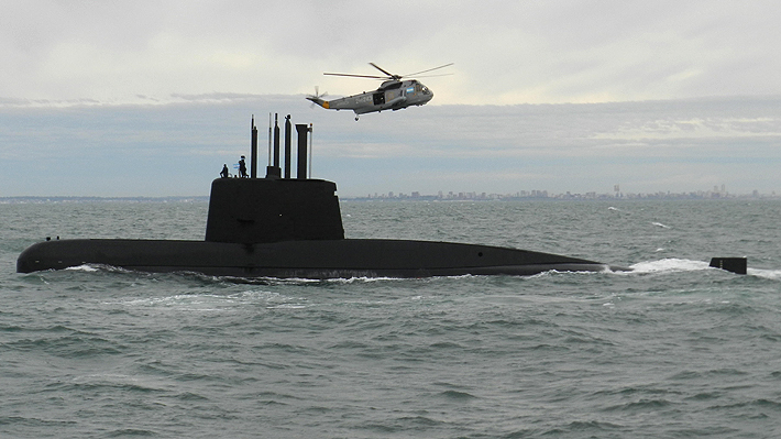 Un vocero de la Armada argentina garantizó que la búsqueda del submarino "continuará hasta que aparezca"