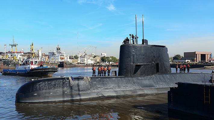 Armada argentina admite que aún no hay rastros del submarino desaparecido