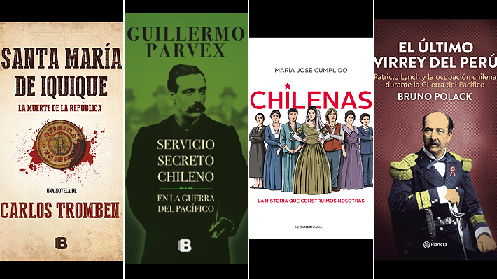 Cuatro nuevos libros que responden al interés de los lectores por temáticas de la historia de Chile