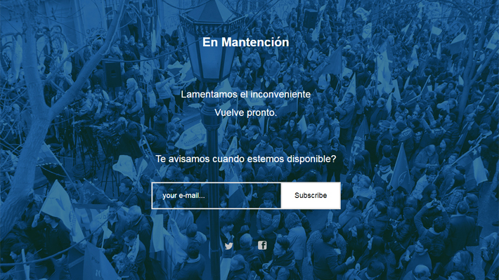 P&aacute;gina web de Guillier est&aacute; "en mantenci&oacute;n" y Chile Vamos la compara con programa de gobierno del senador