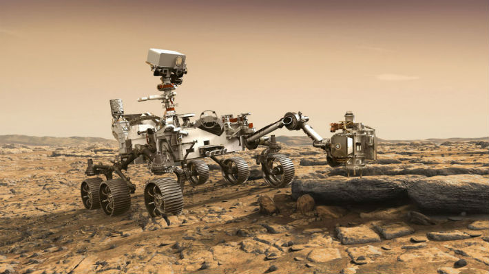 La NASA muestra el próximo vehículo no tripulado que llegará a Marte en 2020 a buscar evidencia de vida