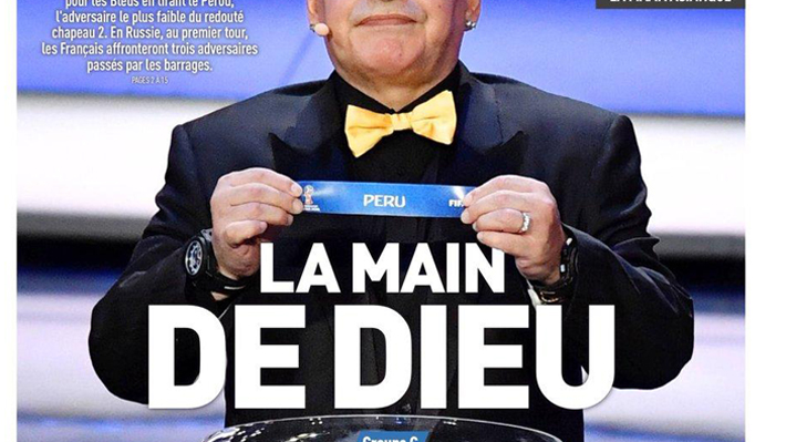 ¿Por qu&eacute; en Inglaterra y Francia celebran la "Mano de Dios" de Maradona en sorteo del Mundial?