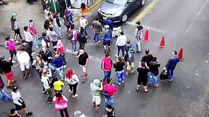 Un carabinero herido y 23 detenidos dej&oacute; una protesta de comerciantes en el Barrio Meiggs